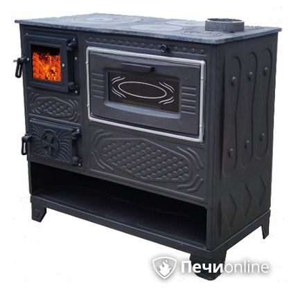 Отопительно-варочная печь МастерПечь ПВ-05С с духовым шкафом, 8.5 кВт в Костроме